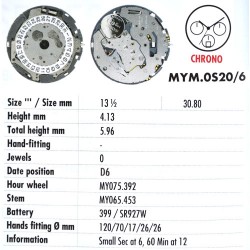 MIYOTA OS20 - D6