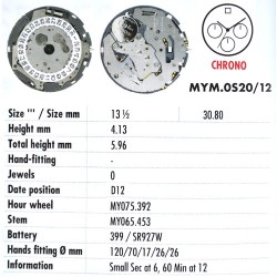 MIYOTA OS20 - 12