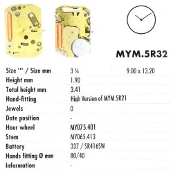 MIYOTA 5R32
