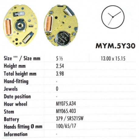MIYOTA 5Y30