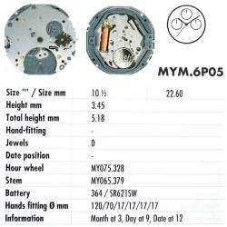 MIYOTA 6P05