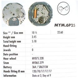 MIYOTA 6P25