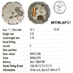 MIYOTA 6P27