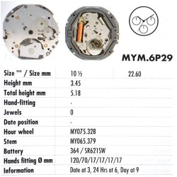 MIYOTA 6P29