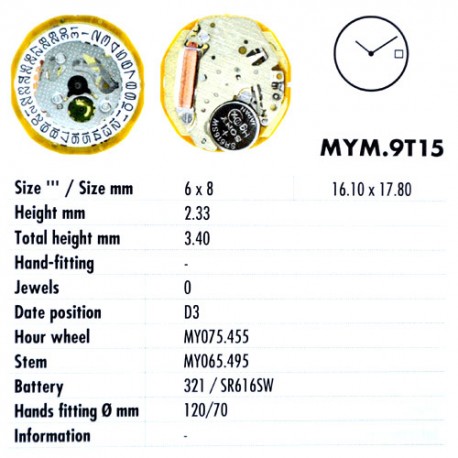 MIYOTA 9T15
