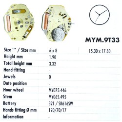 MIYOTA 9T33