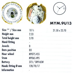 MIYOTA 9U13