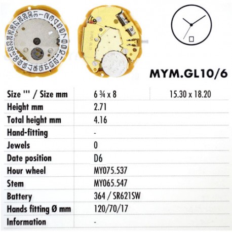 MIYOTA GL10 - D6