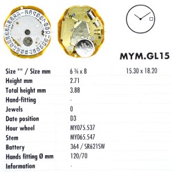 MIYOTA GL15