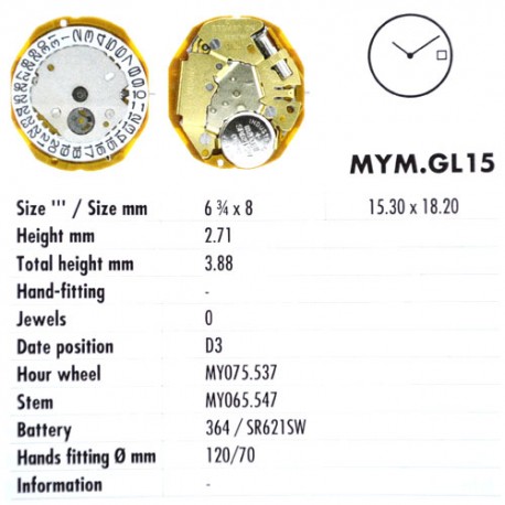 MIYOTA GL15