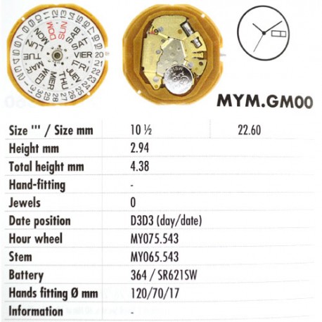 MIYOTA GM00
