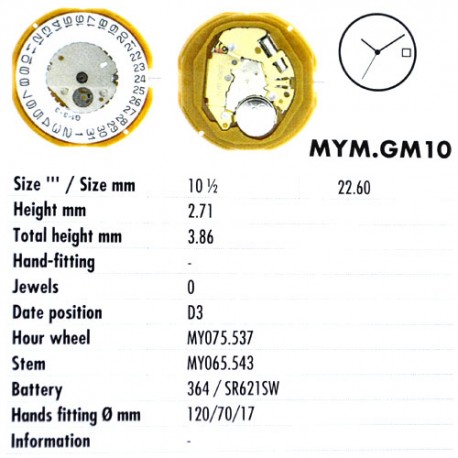 MIYOTA GM10
