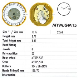 MIYOTA GM15