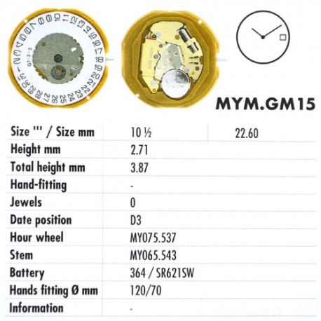 MIYOTA GM15