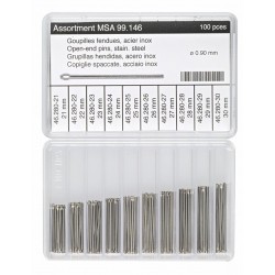Horotec set iglica za metalne kaiševe 100 komada, Ø 0.90 mm
