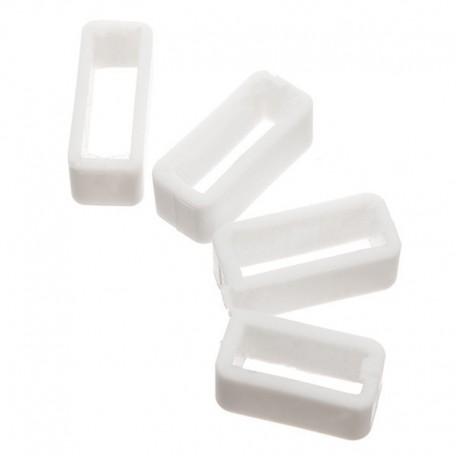 Bele silikonske gajke 20mm pakovanje 10 komada