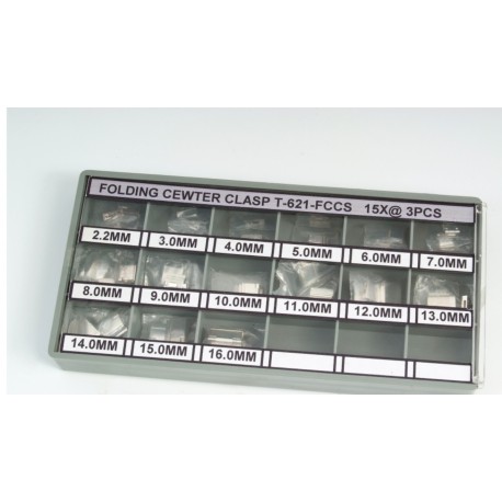 Set preklopnih kopči od 2.2mm do 16mm